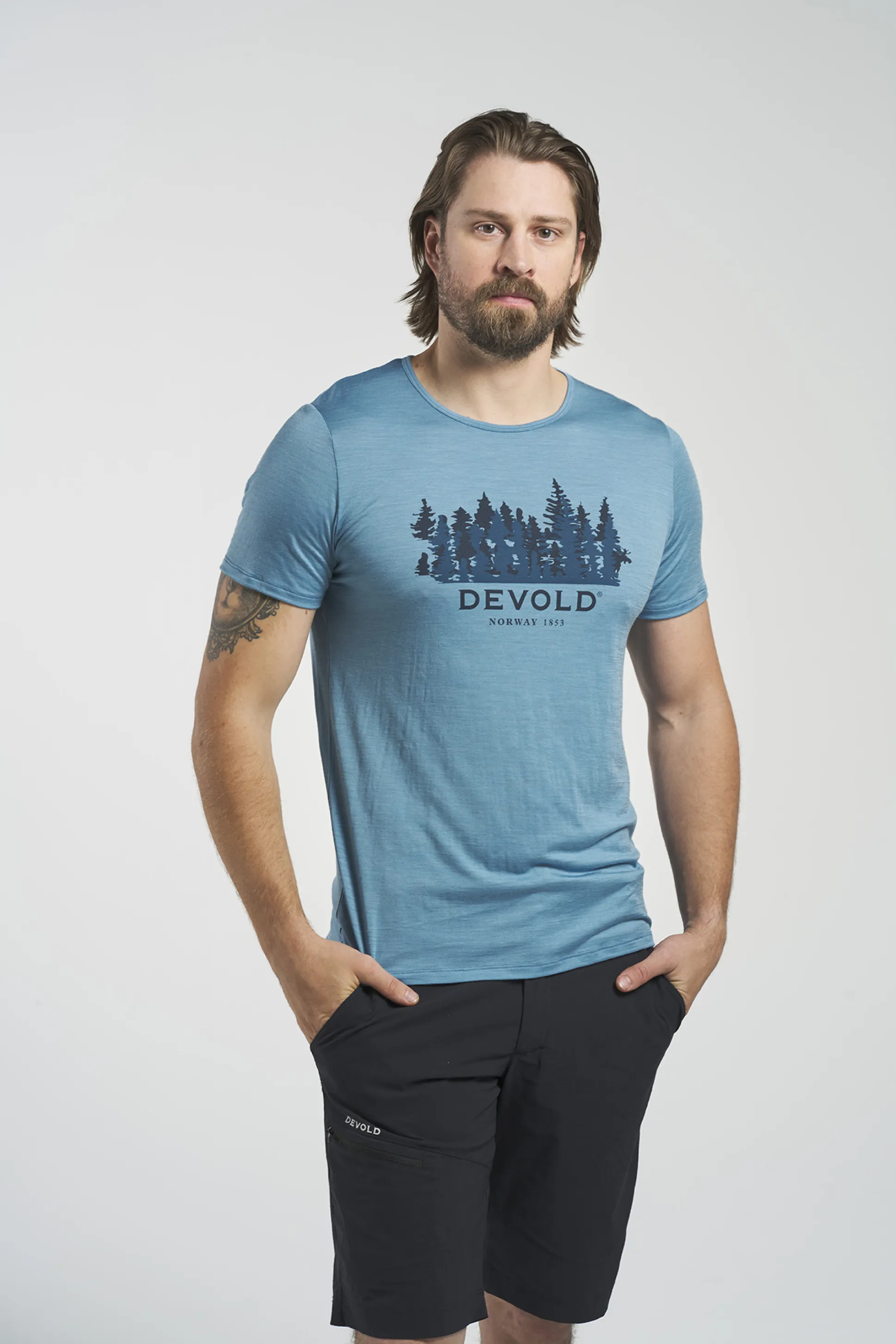 Hot Ornakken Merino 130 Tee Man Herre Ull-T-Skjorte