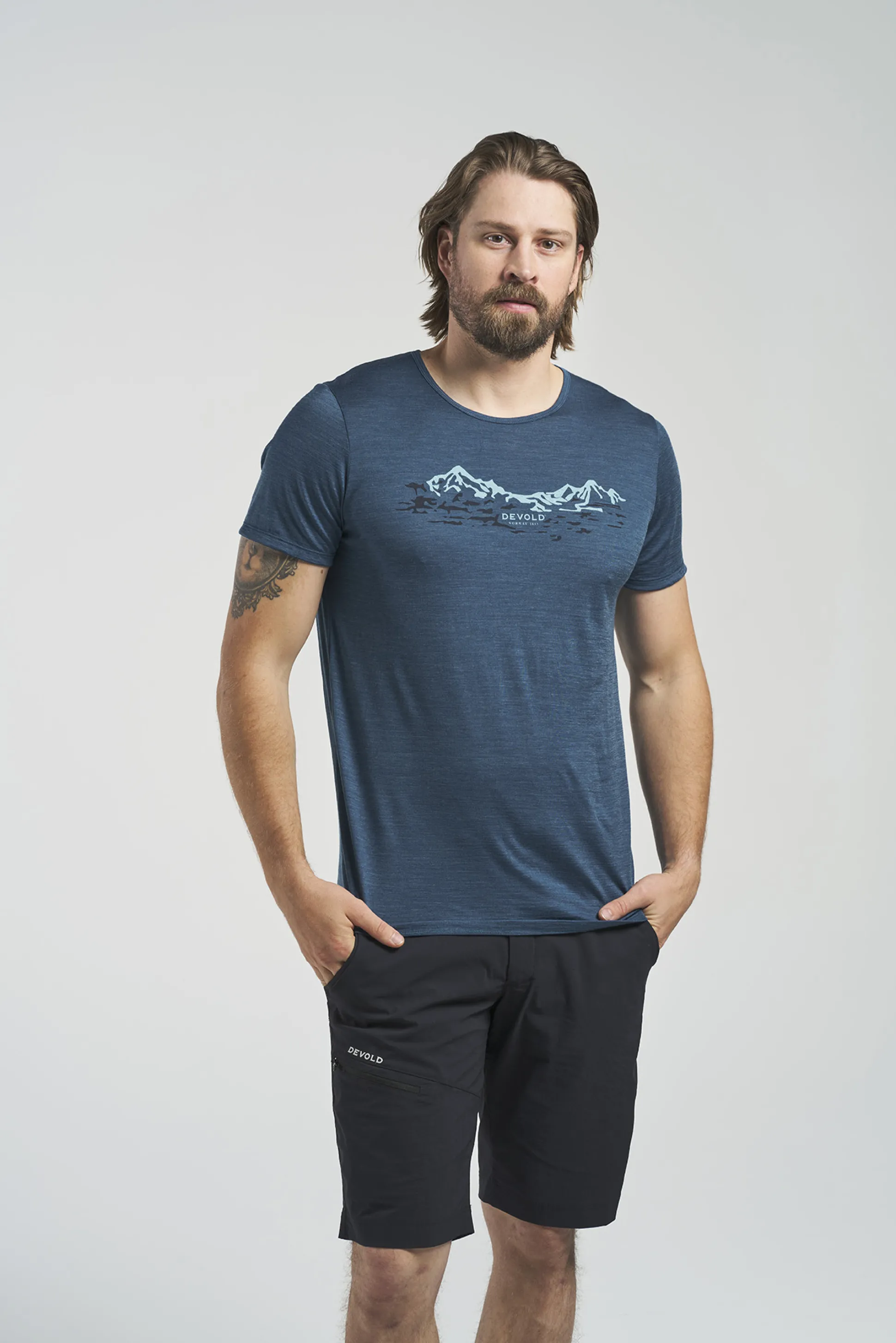 Flash Sale Utladalen Merino 130 Tee Man Herre Ull-T-Skjorte