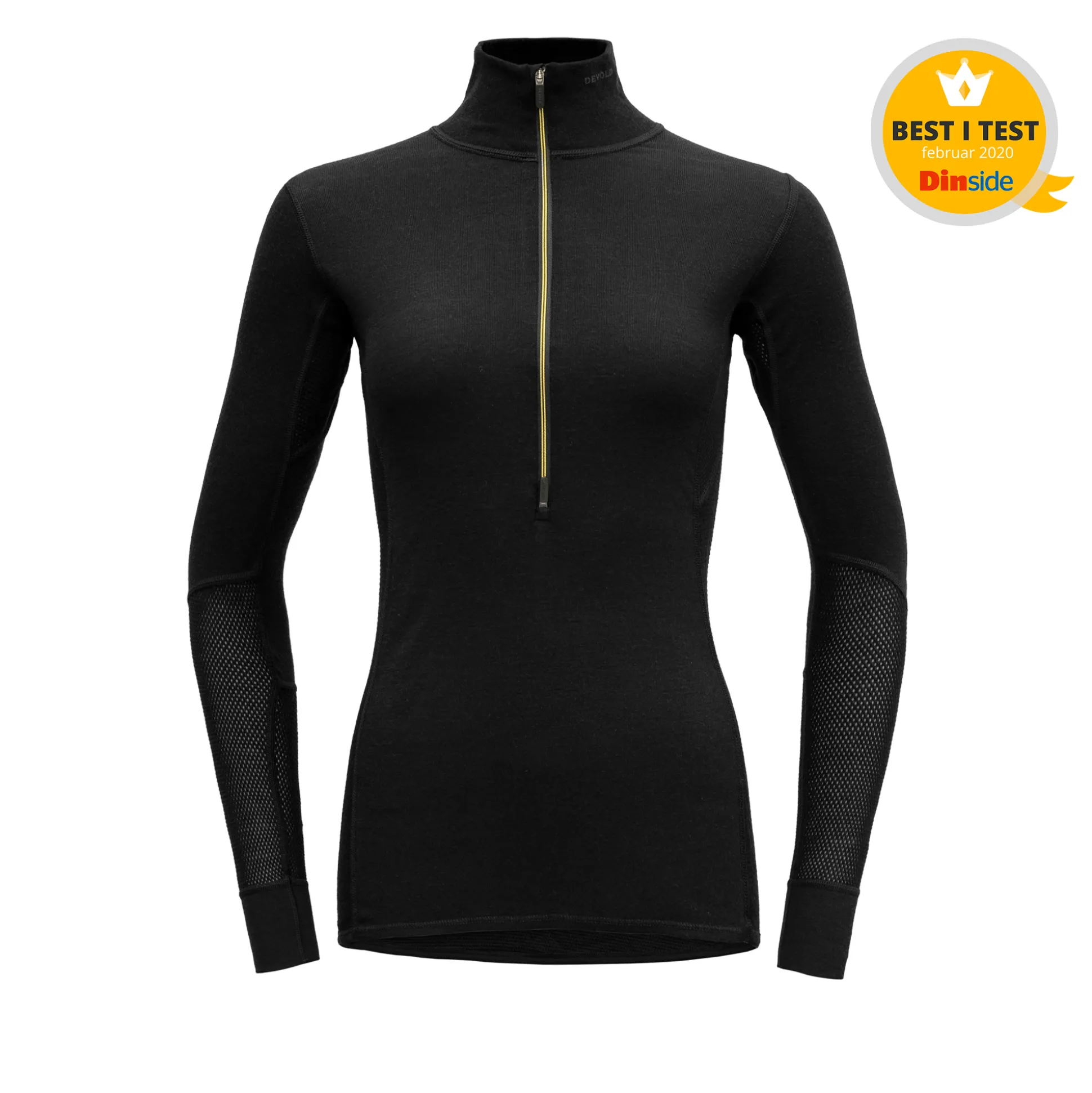 Discount Wool Mesh 190 Zip Neck Wmn Dame Ulltrøye